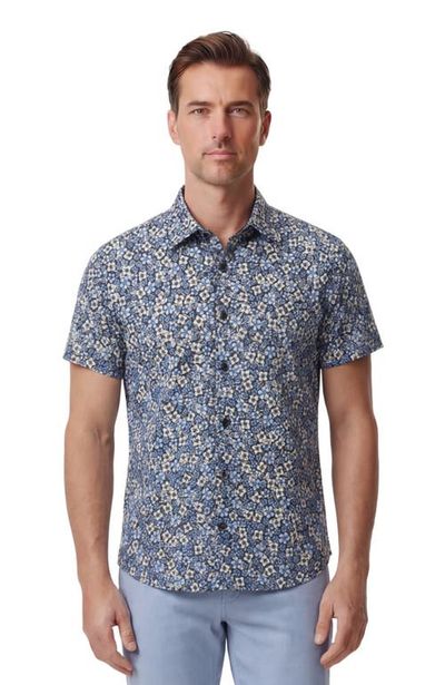Lords of Harlech Lords of Harlech Floral Field Mens Knit Shirt