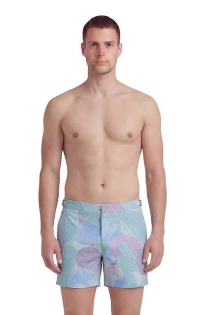 Lords of Harlech Lords of Harlech Grain Paisley Mens Tailored Swim Short