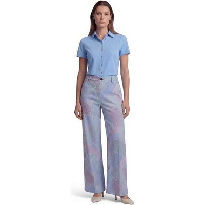 Lords of Harlech Lords of Harlech Grain Paisley Womens Wool Wide-leg Pant