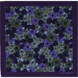 Lords of Harlech Lords of Harlech Hudson Merino Wool Handkerchief Pocket Square
