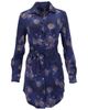 Lords of Harlech Lords of Harlech Lans Floral Womens Lyocell Stretch Shirt Dress - 4