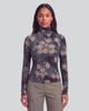 Lords of Harlech Lords of Harlech Lans Floral Womens Lyocell Stretch Turtleneck - 1
