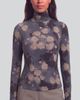 Lords of Harlech Lords of Harlech Lans Floral Womens Lyocell Stretch Turtleneck - 2