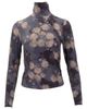 Lords of Harlech Lords of Harlech Lans Floral Womens Lyocell Stretch Turtleneck - 5