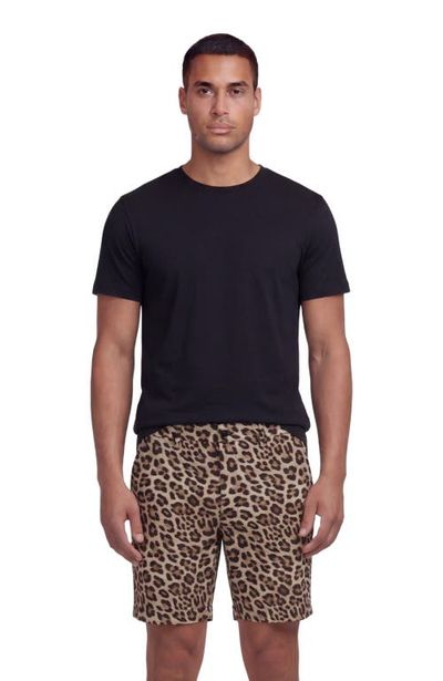 Lords of Harlech Lords of Harlech Leopard Mens Flat Front Short