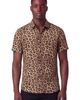 Lords of Harlech Lords of Harlech Leopard Mens Merino Wool Button-up Shirt - 1