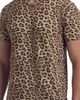 Lords of Harlech Lords of Harlech Leopard Mens Wool Vneck Tee - 4