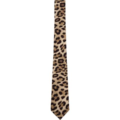 Lords of Harlech Lords of Harlech Leopard Printed Tie