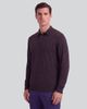 Lords of Harlech Lords of Harlech Merino Wool Textured Polo Sweater - 3