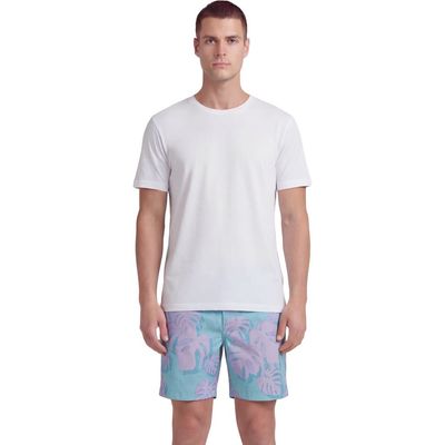 Lords of Harlech Lords of Harlech Monstera Floral Mens Flat Front Short