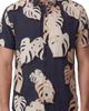 Lords of Harlech Lords of Harlech Monstera Floral Mens Merino Wool Button-up Shirt - 4