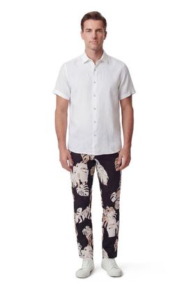 Lords of Harlech Lords of Harlech Monstera Floral Mens Tailored Pant