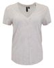 Lords of Harlech Lords of Harlech Monstera Floral Mens Wool Vneck Tee - 2