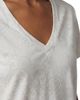 Lords of Harlech Lords of Harlech Monstera Floral Mens Wool Vneck Tee - 4