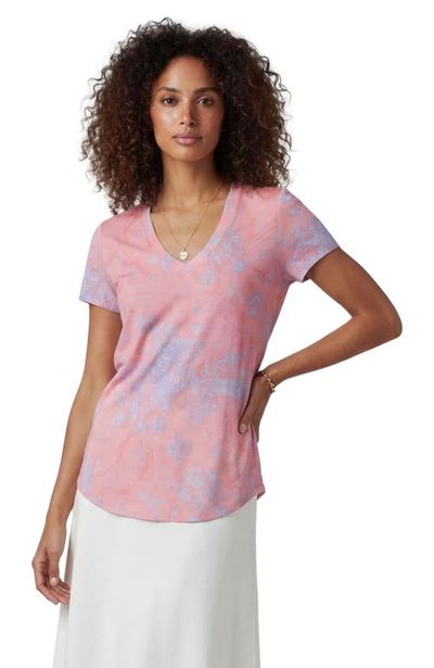 Lords of Harlech Lords of Harlech Paisley Explosion Womens V-neck Printed Top
