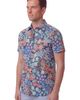Lords of Harlech Lords of Harlech Rough Floral Short Sleeve Fine Linen Shirt - 4