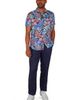 Lords of Harlech Lords of Harlech Rough Floral Short Sleeve Fine Linen Shirt - 5