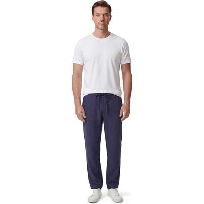 Lords of Harlech Lords of Harlech Solid Linen Drawstring Pant