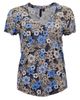 Lords of Harlech Lords of Harlech Tropical Mix Womens V-neck Printed Top - 2