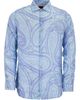 Lords of Harlech Lords of Harlech Uomo Wild Paisley Oxford Long Sleeve Fine Linen Shirt - 2