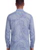Lords of Harlech Lords of Harlech Uomo Wild Paisley Oxford Long Sleeve Fine Linen Shirt - 3