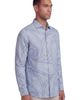 Lords of Harlech Lords of Harlech Uomo Wild Paisley Oxford Long Sleeve Fine Linen Shirt - 5