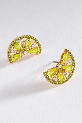 Loren Hope Lime Slice Post Earrings