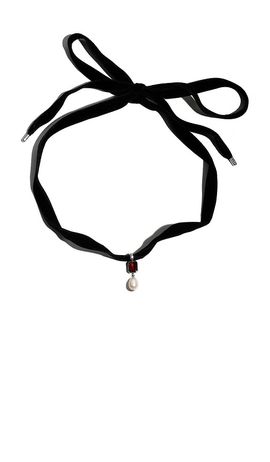 Loren Stewart Loren Stewart Crimson Pearl Choker Necklace