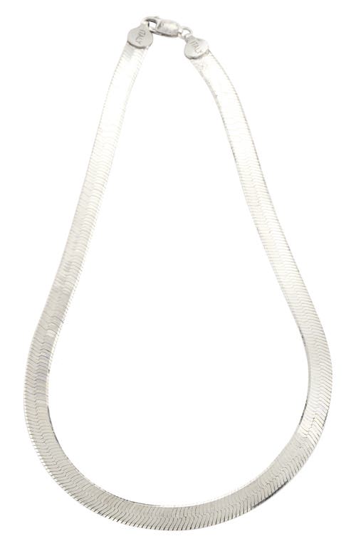 Loren Stewart Loren Stewart Silver Herringbone Necklace 