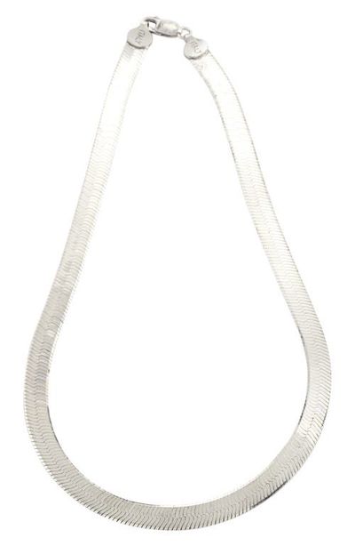 Loren Stewart Loren Stewart Silver Herringbone Necklace 