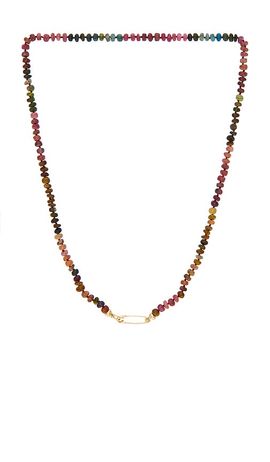 Loren Stewart Loren Stewart Tourmaline Safety Pin Necklace