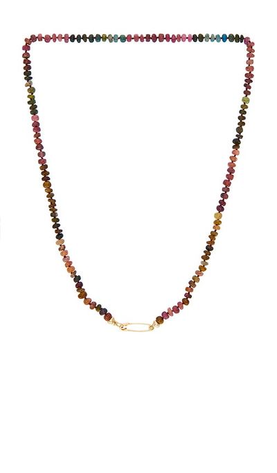 Loren Stewart Loren Stewart Tourmaline Safety Pin Necklace