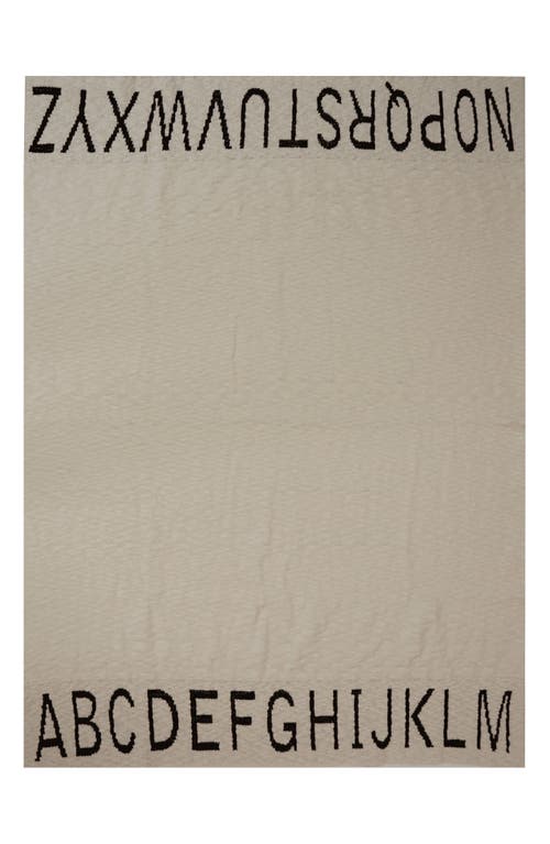 Lorena Canals Lorena Canals ABC Knit Baby Blanket