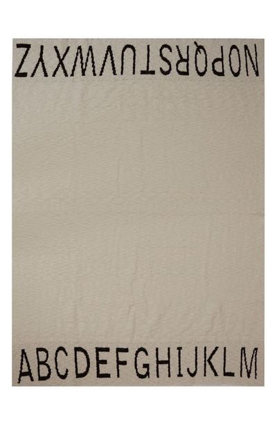 Lorena Canals Lorena Canals ABC Knit Baby Blanket