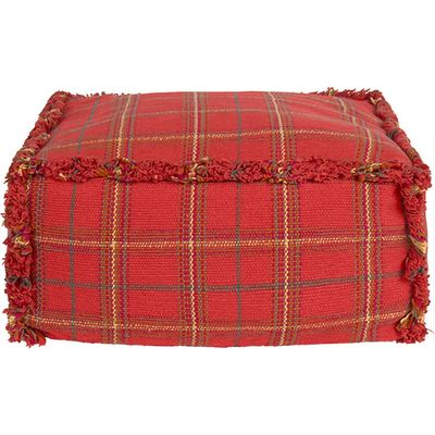 Lorena Canals Lorena Canals Handloom Pouf Tartan