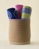 Lorena Canals Lorena Canals X Smallable Nell Braided Cotton Storage Basket in Tan at Urban Outfitters - 1