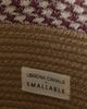 Lorena Canals Lorena Canals X Smallable Nell Braided Cotton Storage Basket in Tan at Urban Outfitters - 4