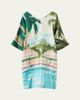 Loro Piana Allison Tropical Landscape Silk Dress - 1