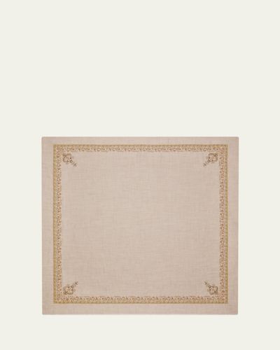 Loro Piana Butterfly Garden Embroidered Cashmere Shawl