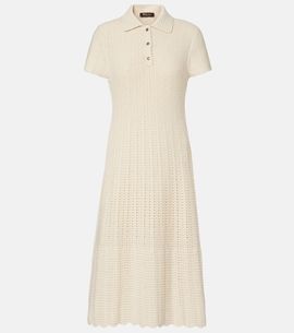 Loro Piana Loro Piana Arola knitted cotton polo dress