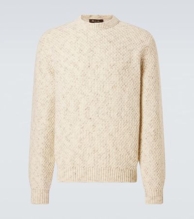 Loro Piana Loro Piana Ash wool, cashmere, linen, and silk sweater