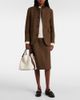 Loro Piana Loro Piana Bale Large leather-trimmed bucket bag - 5