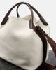 Loro Piana Loro Piana Bale Large leather-trimmed bucket bag - 6