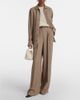 Loro Piana Loro Piana Bale Micro leather-trimmed bucket bag - 5
