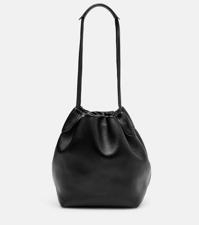 Loro Piana Loro Piana Bale Softy Small leather bucket bag