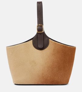 Loro Piana Loro Piana Bobbin calf hair bucket bag