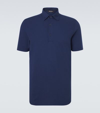 Loro Piana Loro Piana Brenna cotton piqué polo shirt