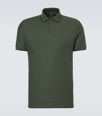 Loro Piana Loro Piana Brentwood cotton-blend piqué polo shirt