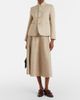 Loro Piana Loro Piana Cashmere, wool, and linen midi skirt - 2
