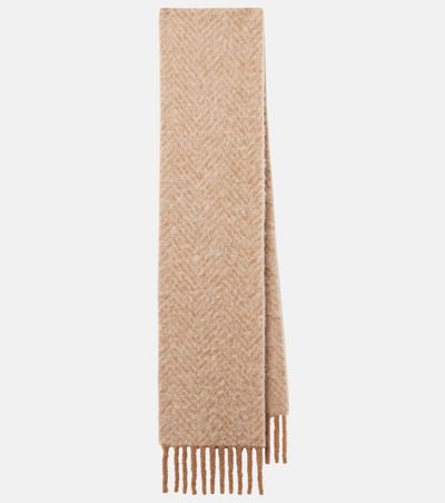 Loro Piana Loro Piana Chevron alpaca-blend scarf